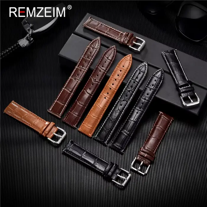 Bracelet de montre en cuir de veau