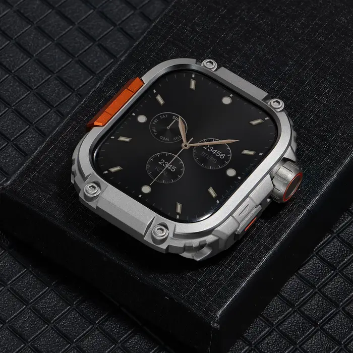Boîtier en alliage métallique pour Apple Watch 11 10 46mm, cadre métallique, protection Anti-chute,