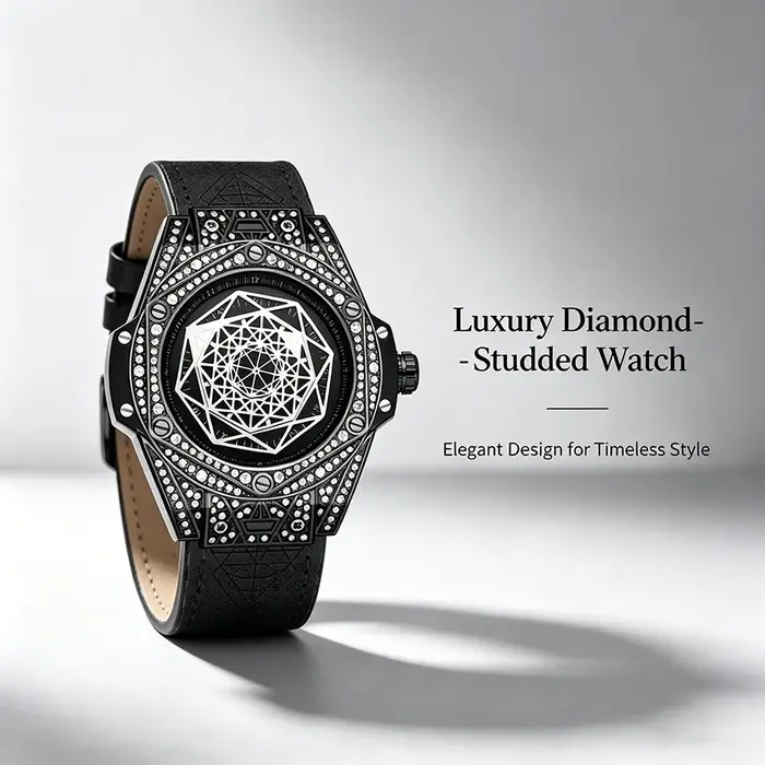 Montre Homme Géométrique de Luxe