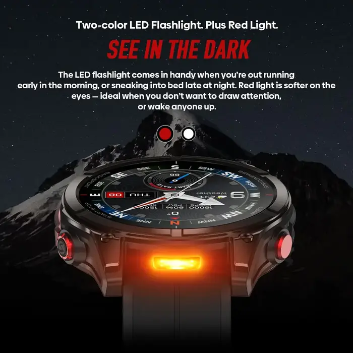Nouvelle montre connectée GPS Zeblaze Stratos 4 Pro avec écran AMOLED de 1
