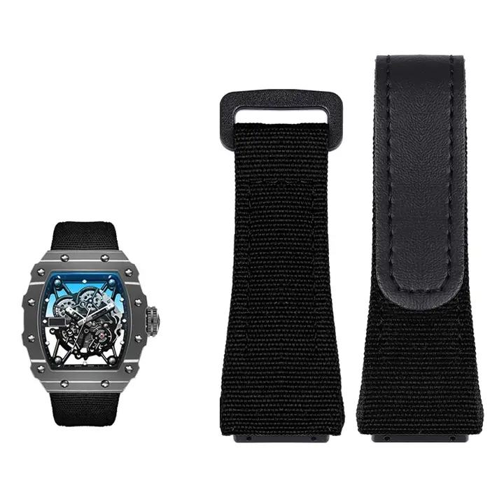 Bracelet de montre en Nylon pour Richard mille RM011 RM3502 RM056