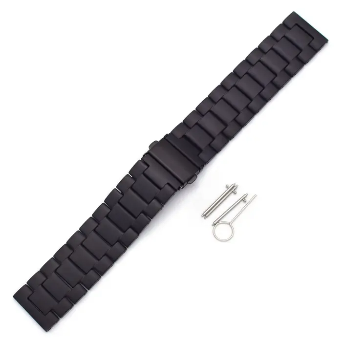 THEAGE Bracelet de montre solide en titane pour hommes et femmes
