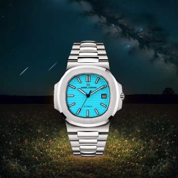 Tiffany – montre automatique bleue