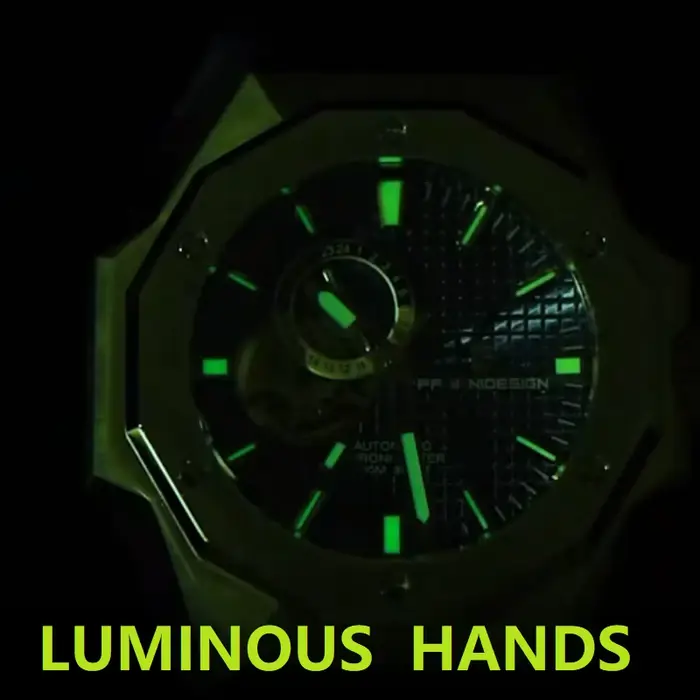 Wildani Design-Montre-bracelet automatique pour homme