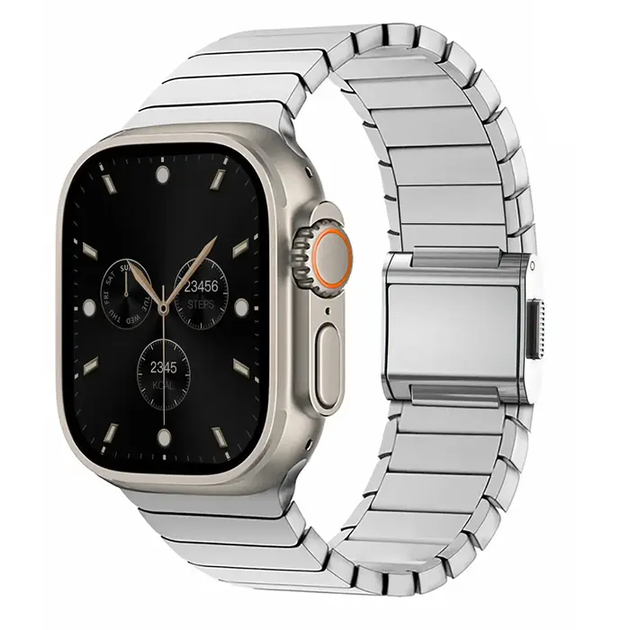 Bracelet en titane pour hommes, pour Apple Watch Ultra 3/2/1 49mm 11 10 46mm, boucle magnétique pour