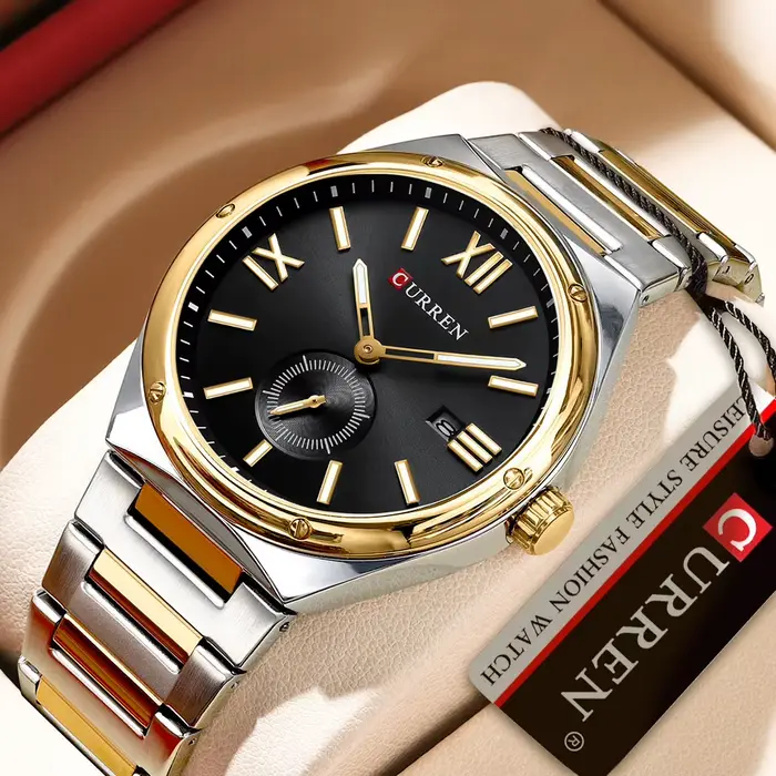 CURREN 2024 nouveaux hommes montre affaires montres mouvement Ultra mince horloge haut marque de luxe mode décontracté