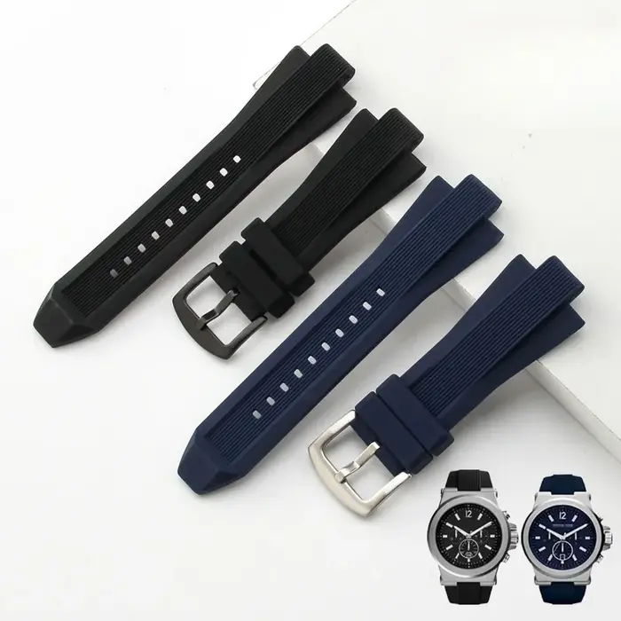 Bracelet de montre en caoutchouc de silicone
