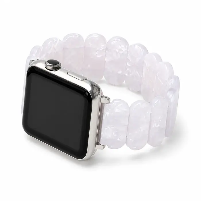 Bracelet pour Apple Watch, 45mm 44mm 42mm 40mm 41mm 38mm, en résine élastique, à la mode, correa iwatch series12 11 9 8 7 Ultra3/2/1