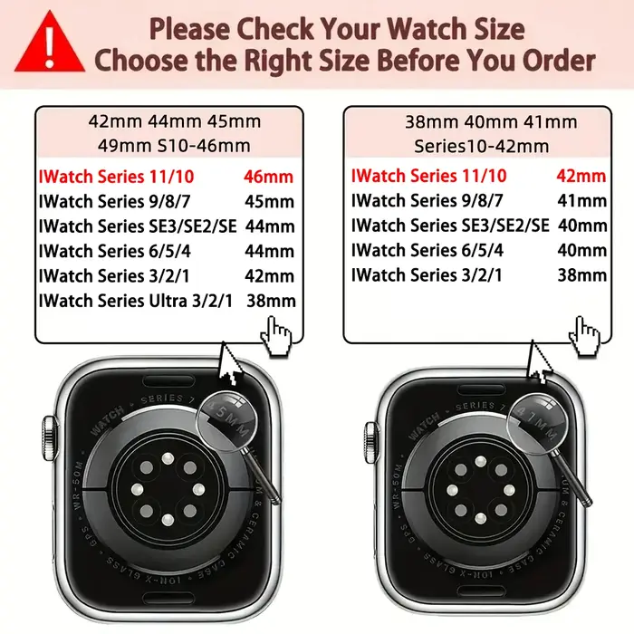 Boucle milanaise pour Bracelet de montre Apple 46mm 44mm 45mm 40mm 42mm 41mm 38mm 49mm