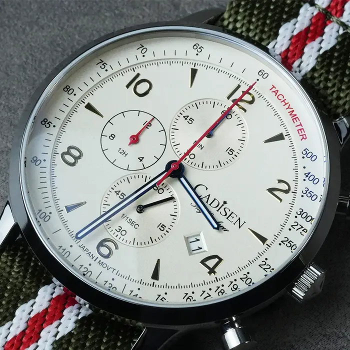 CADISEN 2026 nouveau chronographe hommes montres à Quartz