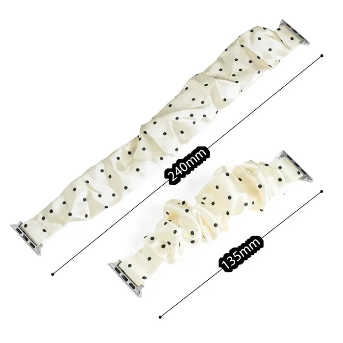 Bracelet élégant en fil style scrunchie pour Apple Watch Series