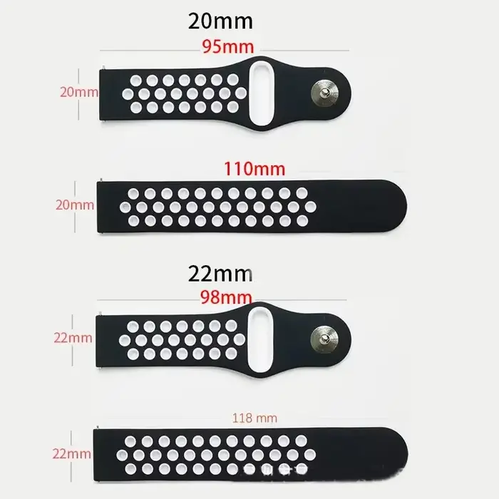 Bracelet de montre en Silicone