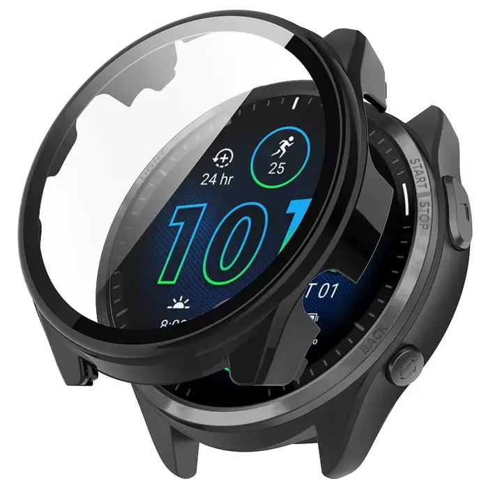 Étui en verre trempé pour Garmin Forerunner 165 965 955 255