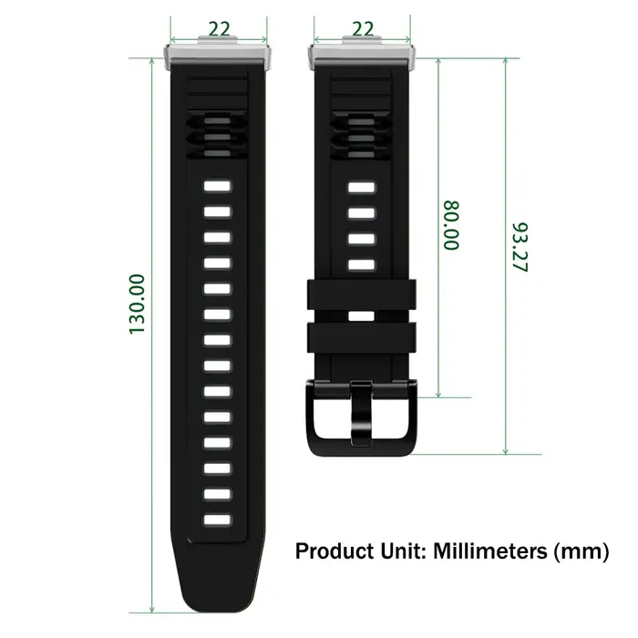 Bracelet de remplacement en silicone pour montre connectée Huawei Watch Fit 5 4 3