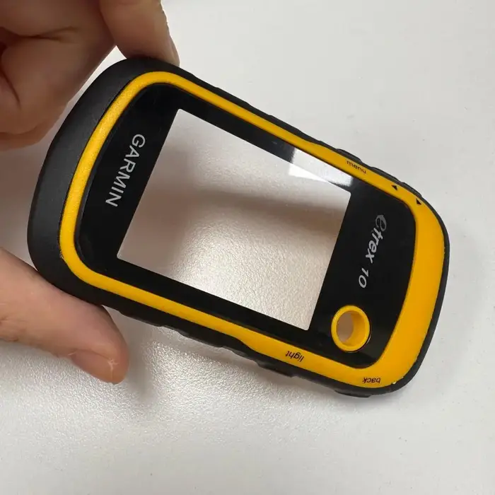Garmin Etrex 10 couvercle avant avec panneau en verre avec bouton d'alimentation GPS remplacement portable réparation de coque jaune
