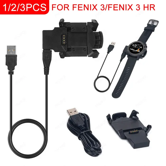 Réinitialisation de charge Smartwatch pour Garmin, câble de chargeur de montre HR, S6, Fenix 3, Feni