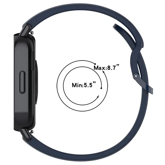 Bracelet en Silicone 22mm pour montre Redmi 5 Active/5 Lite