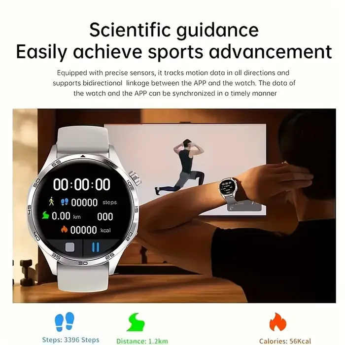 Montre connectée, écran tactile de 1