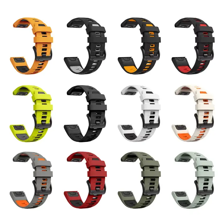 Bracelet de montre Fenix8 1:1 pour Garmin Fenix 8 Pro 47mm 51mm E 7 7X 6 6X 5 5X/Epix Pro/Enduro 3/970 QuickFit 22mm