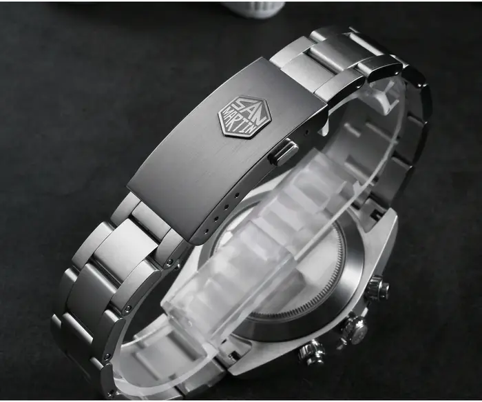 San Martin Vintage 36mm BB36 explorer série d'escalade luxe hommes montre Couples Sport montres automatique mécanique 10Bar Relogio