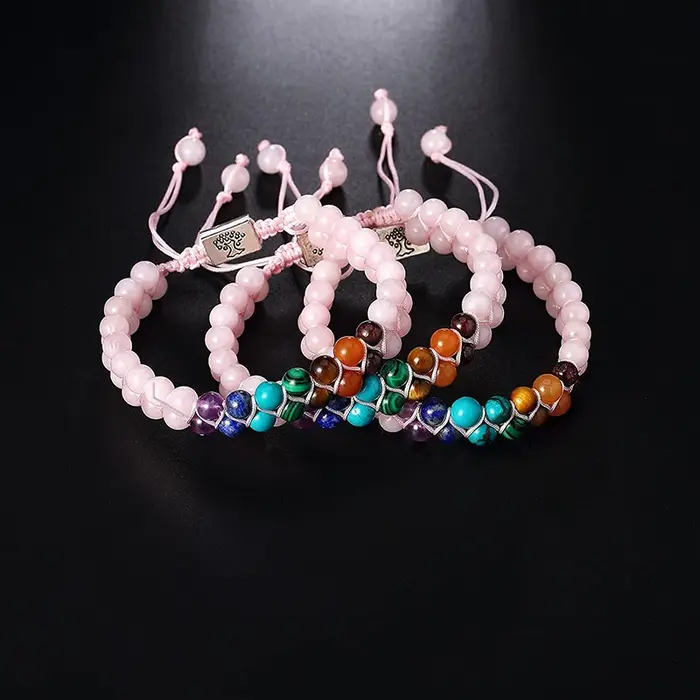 Bracelet de méditation yoga à 7 chakras