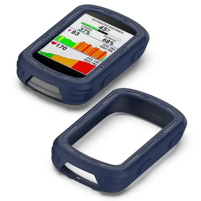 Coque de protection en silicone souple anti-collision pour ordinateur GPS Garmin Edge 840/540