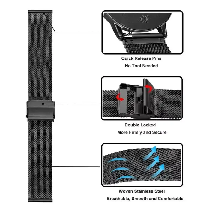 Bracelet de montre pour Garmin lily 2/Venu 3/3s/2/2s/X1/sq2