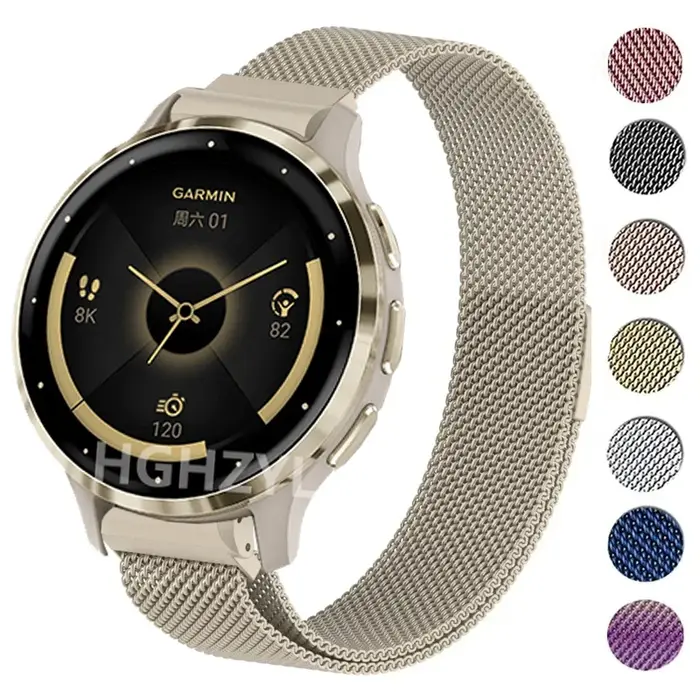 Bracelet en métal pour Garmin Venu 3s Venu41mm 2 plus 2s