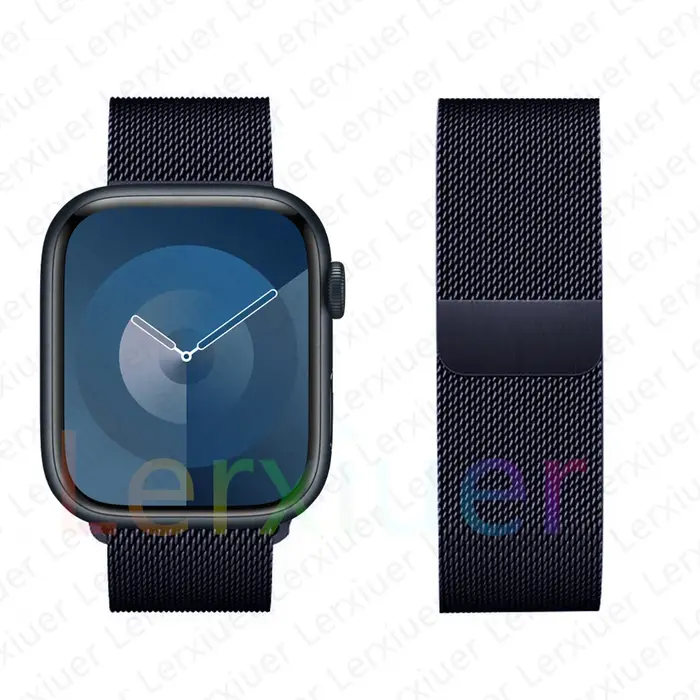 Boucle milanaise pour Bracelet de montre Apple 46mm 44mm 45mm 40mm 42mm 41mm 38mm 49mm