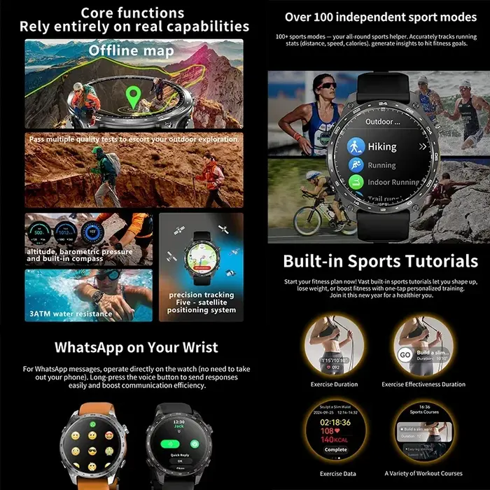 Montre connectée pour hommes