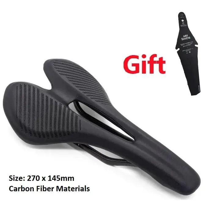 Selle de vélo entièrement en Fiber de carbone 3K