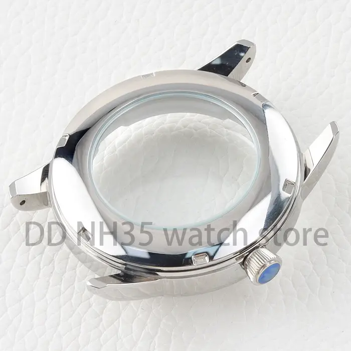 Boîtier de montre en verre arqué 40mm Nh35
