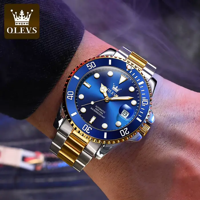 OLEVS 6650 hommes montre classique Original automatique