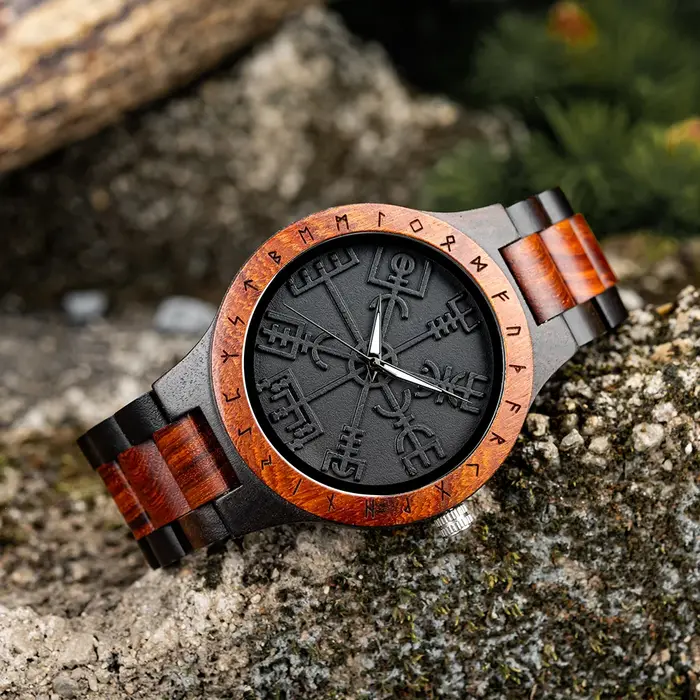 BOBO BIRD – montre-bracelet en bois pour hommes