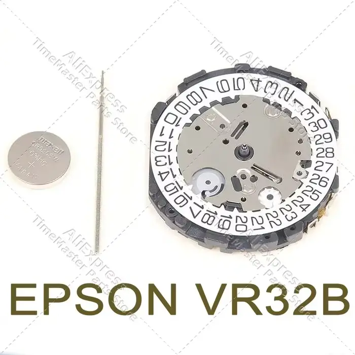 Accessoires de montre à mouvement à quartz, trois points, six aiguilles, japonais, original, VR32, V