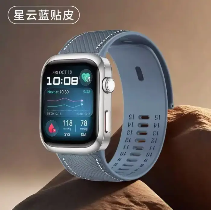 Bracelet de remplacement en cuir + Silicone pour montre HUAWEI D2