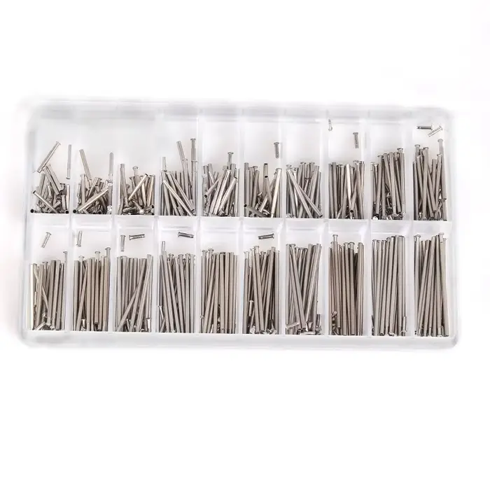 Kit de réparation de bracelets de montre-ensemble d'assortiment de vis à rivets