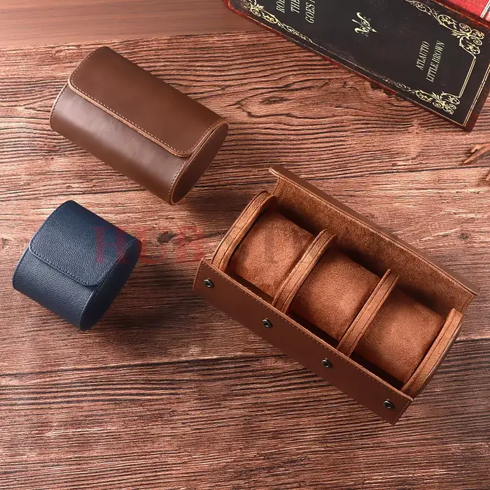 Étui de voyage – Rangement et organisateur de 3 rouleaux de montre