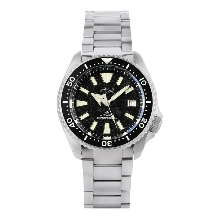 Heimdallr SKX007 montre de plongée titane NH35 automatique saphir cristal 20Bar étanche C3 Super lumineux luxe homme