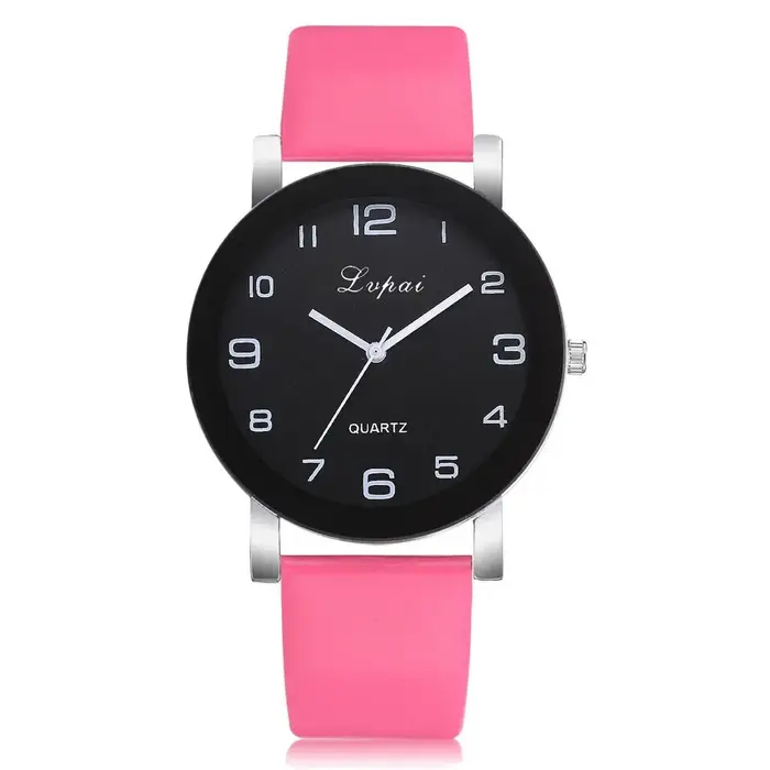 Offre spéciale Bracelet montre femmes mode cuir noir Quartz poignet montres décontractées dames horloge Relogio Feminino Reloj Mujer 2026