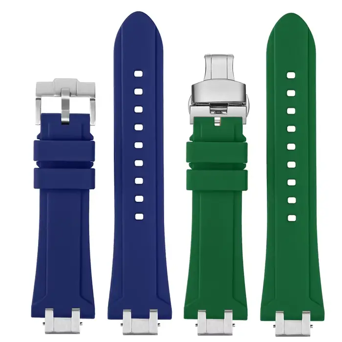 Bracelet de montre en silicone à dégagement rapide