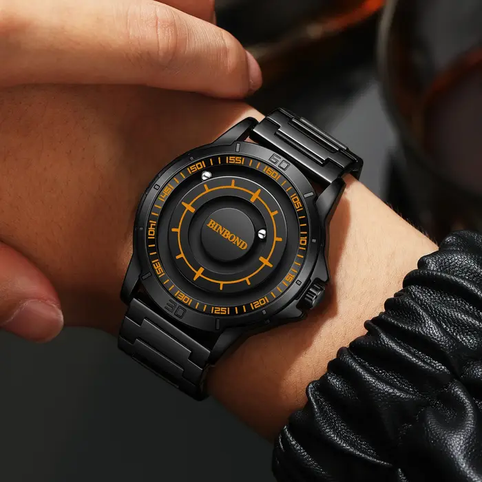 Montres-bracelets en quartz BINBOND pour hommes, montre de luxe étanche pour hommes, Reloj Hombre Para Montres Hommes Original Luxe Festina