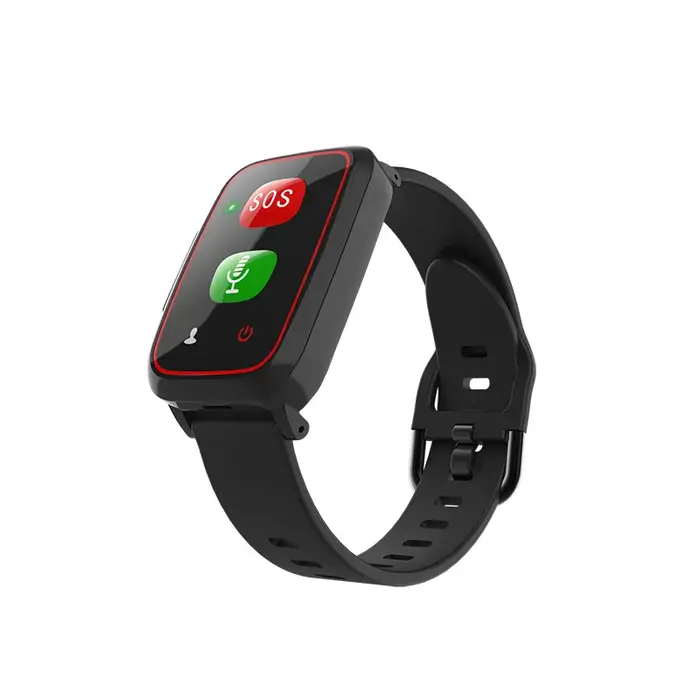 ElmainWatch-Alarme de détection de chute pour personnes âgées, positionnement GPS, SOS, téléphone, a
