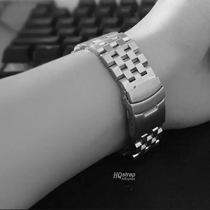 Bracelet en acier inoxydable massif
