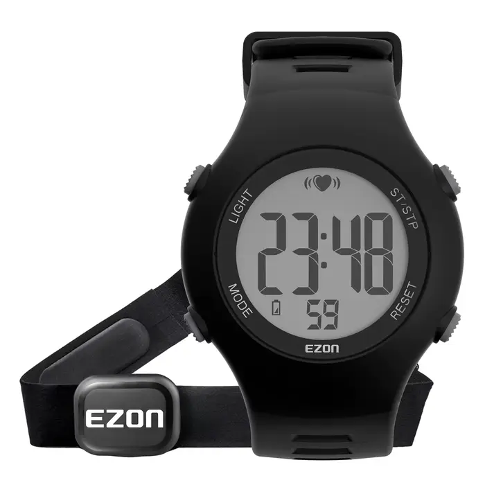 Montre de sport numérique sans fil pour hommes et femmes