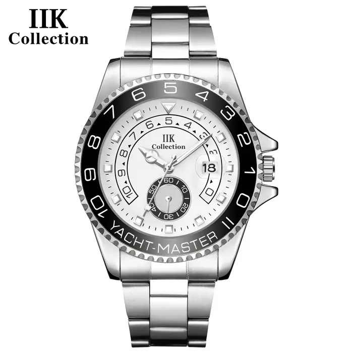 Montres de sport d'affaires de marque de luxe pour hommes 2025 montre en acier à Quartz inhabituelle