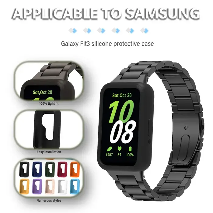 Coque en silicone souple pour Samsung Galaxy Fit 3