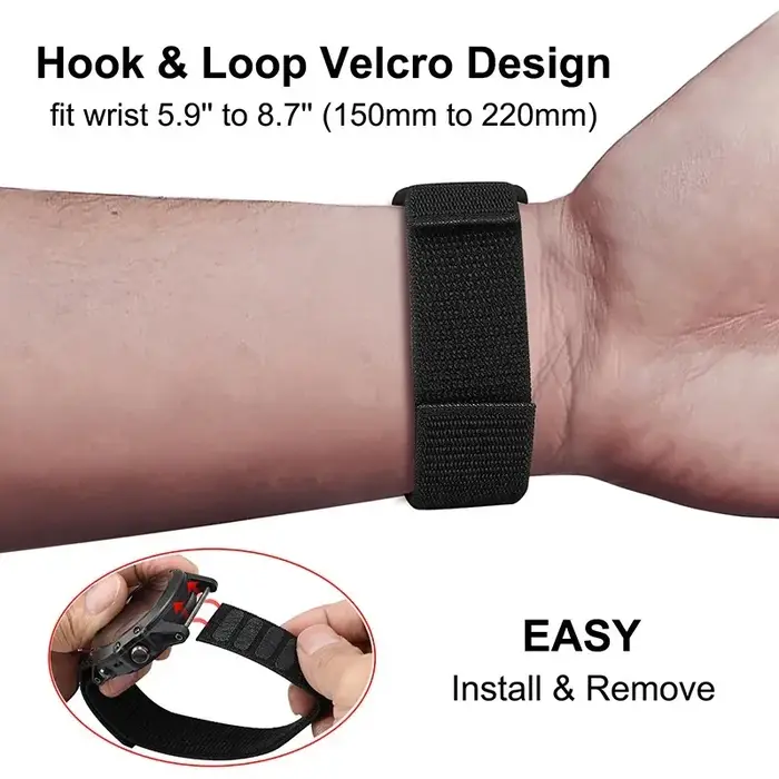 Epix 2 boucle à crochet Bracelet en Nylon pour Garmin Forerunner 965 955 935 745 945 LTE S62 S60 Instinct 2 bandes 26mm 22mm Bracelets