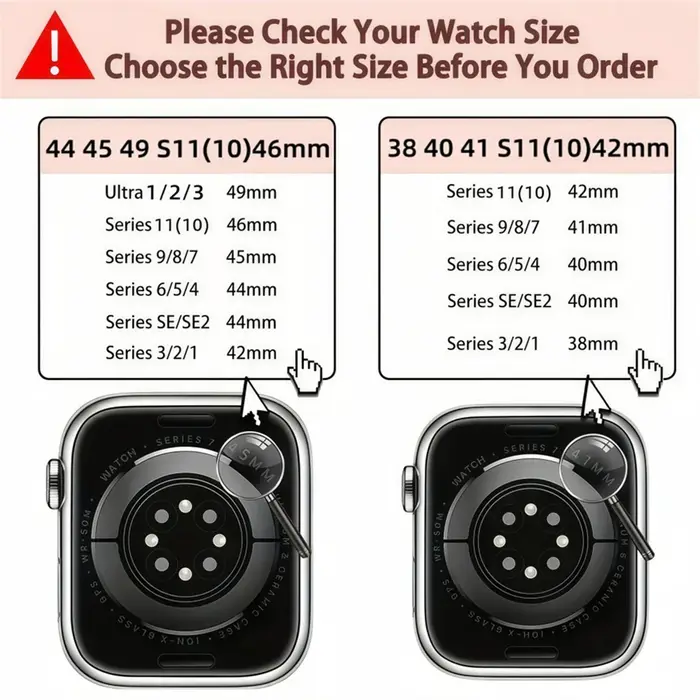 Bracelets pour Apple Watch 45mm 46mm 42mm 49mm 44mm