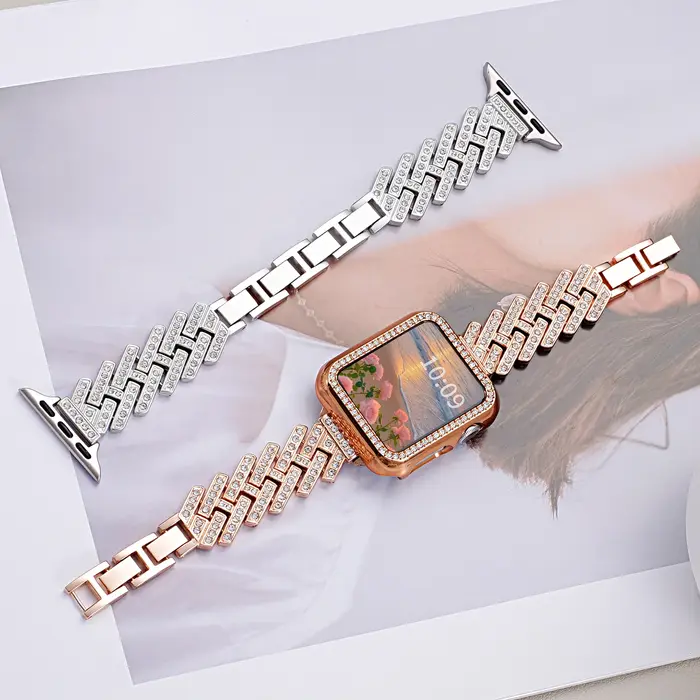 Bracelet en métal pour Apple Watch Ultra 2 49mm 45mm 44 42mm 38 40 41mm